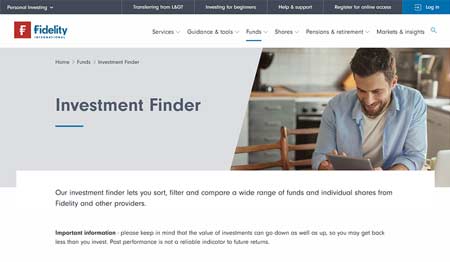 Fidelity Investment Finder