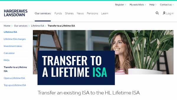 Transfer ISA to HL