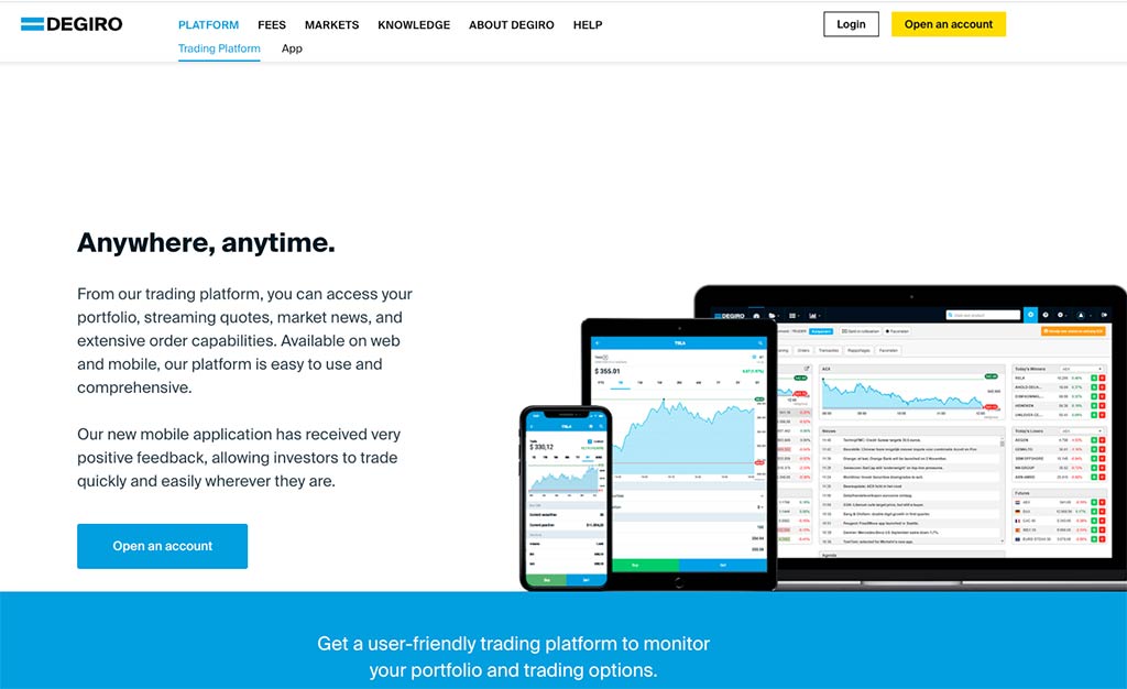 Degiro Platform Review
