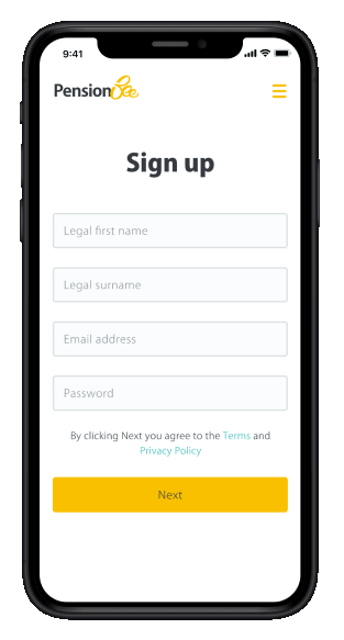 Opening a PensionBee Account