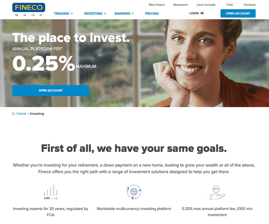 Fineco Investing Review