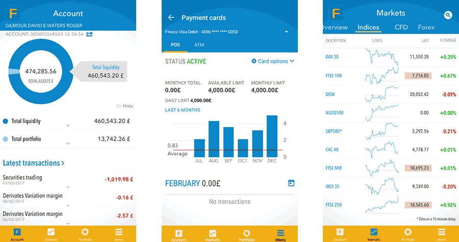 Fineco Mobile App