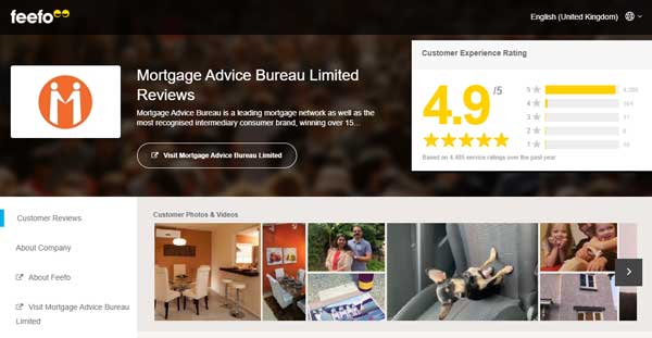 Mortgage Advice Bureau Feefo Reviews