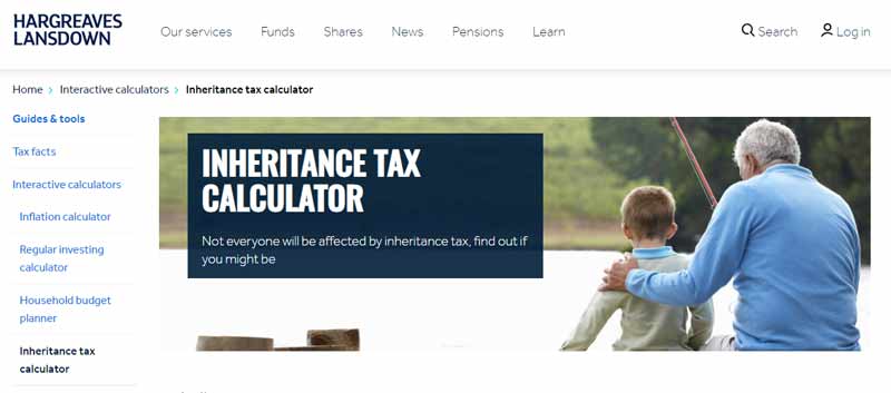 Hargreaves Lansdown Inheritance Tax Calculator