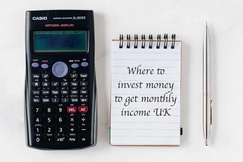 Where to invest money to get monthly income UK