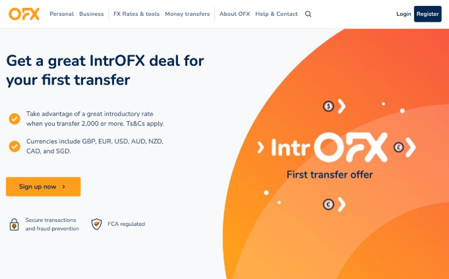 OFX homepage