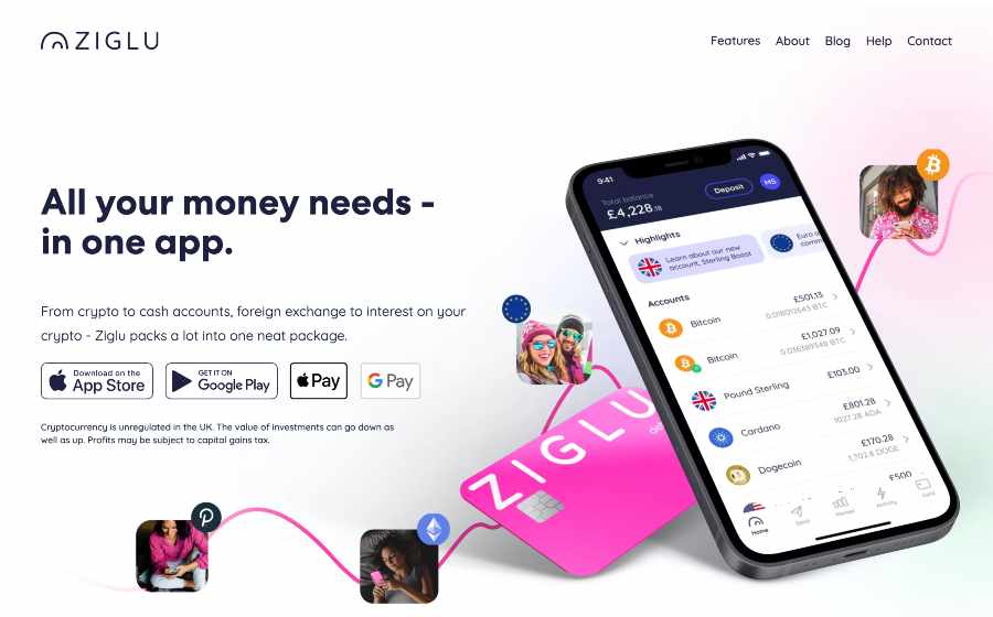 Ziglu homepage